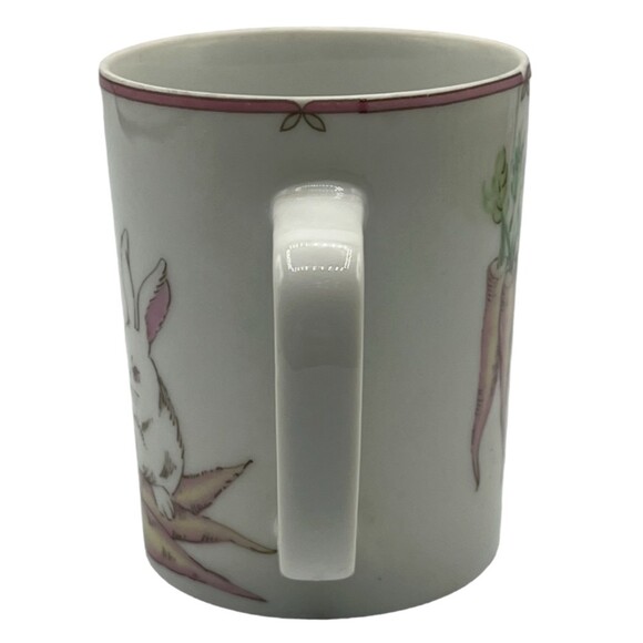 Vintage Fitz & Floyd Variations Bunny Rabbits Carrots Easter Coffee Tea Cup READ - Picture 5 of 13